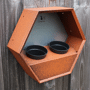 Susteelable wand plantenbak oranje